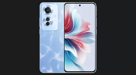 Tres colores, pantalla AMOLED de 120 Hz, chip Dimensity 7050 y protección IP65: un insider ha publicado imágenes y especificaciones del OPPO Reno 11 F 5G