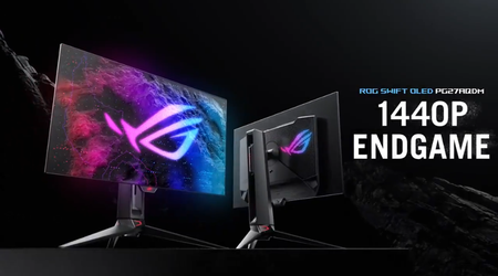 ASUS anuncia un monitor OLED de 27" para juegos con resolución QHD a 240 Hz