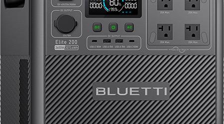 BLUETTI ha presentado Elite 200 V2, una central eléctrica portátil con una vida útil de más de 17 años.