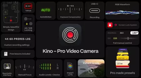 El equipo de Halide Camera lanza la aplicación Kino Pro Video