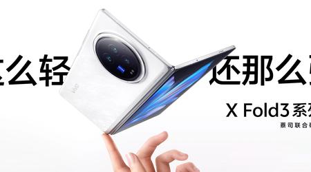 vivo X Fold 3: una versión simplificada del vivo X Fold 3 Pro con chip Snapdragon 8 Gen 2 a bordo.