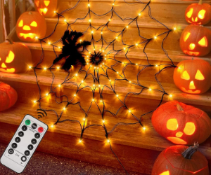 Luces de araña de Halloween