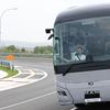 Prototipo de autobús eléctrico MAN Lion's Coach E en esquema de color camuflado