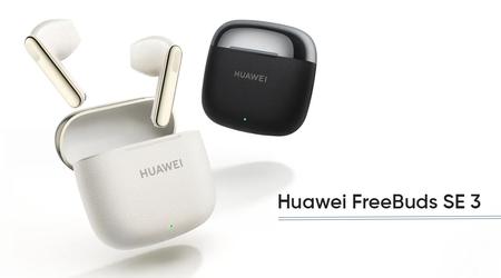 Huawei anuncia los auriculares inalámbricos FreeBuds SE 3 con hasta 42 horas de batería y un diseño original