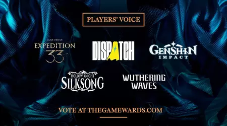 Ayuda a elegir el mejor: La etapa final de la nominación “Voz de los Jugadores” en los TGA 2025 incluye Expedition 33, Dispatch y Hollow Knight: Silksong