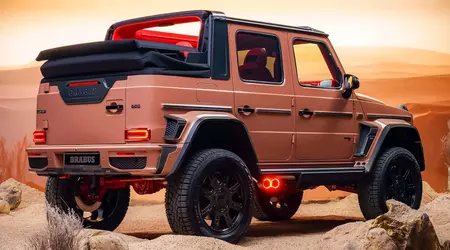 Brabus convirtió el G-Class en un convertible con ejes portales