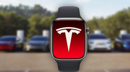 Una app para desbloquear los coches eléctricos de Tesla podría llegar pronto al Apple Watch
