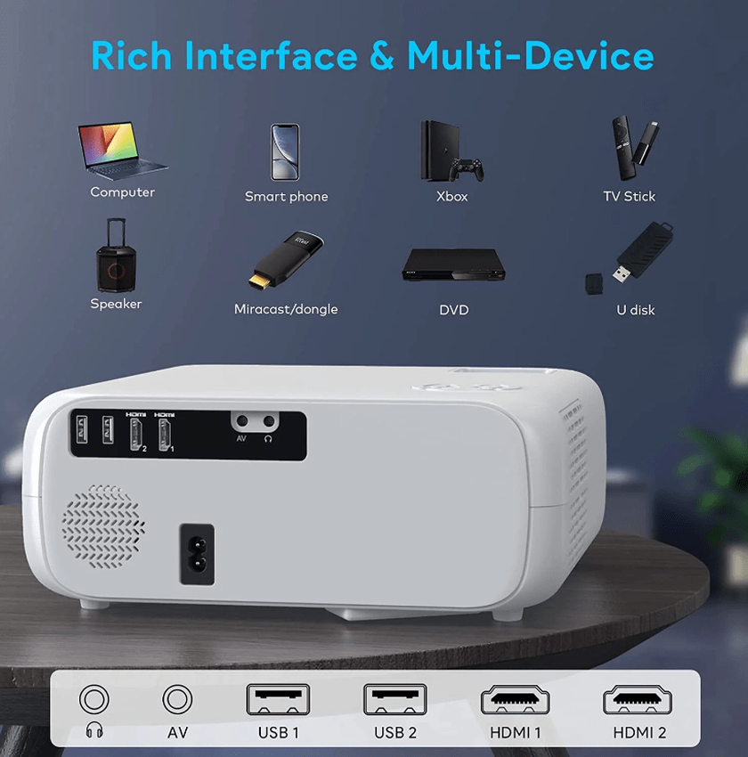 Proyector digital Wimius W6 mejores proyectores wimius
