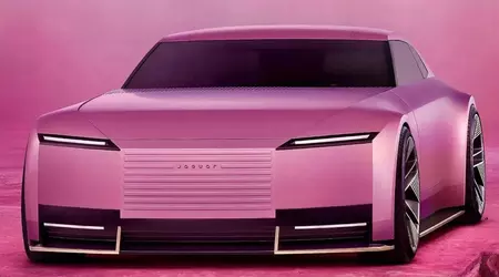 Un Jaguar que se parece a la Pantera Rosa: las imágenes del concept car Jaguar Design Vision aparecieron unas horas antes del estreno oficial