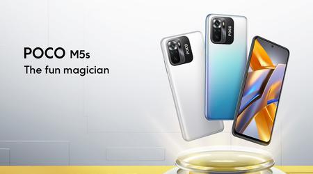 POCO M5s: una copia del Redmi Note 10S con pantalla AMOLED, chip Helio G95, protección IP53, NFC y una batería de 5000 mAh por un precio especial