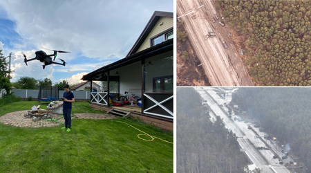 Un ucraniano de 15 años con la ayuda de un cuadricóptero DJI ayudó a destruir un convoy de equipos rusos