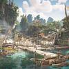 Sony ha publicado nuevas capturas de pantalla del complemento Burning Shores para Horizon Forbidden West. También se muestra un breve clip de la tribu Quen Navigator-7