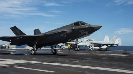 Estados Unidos ha enviado a Europa el portaaviones de propulsión nuclear USS Gerald Ford con cazas de quinta generación F-35 Lightning II