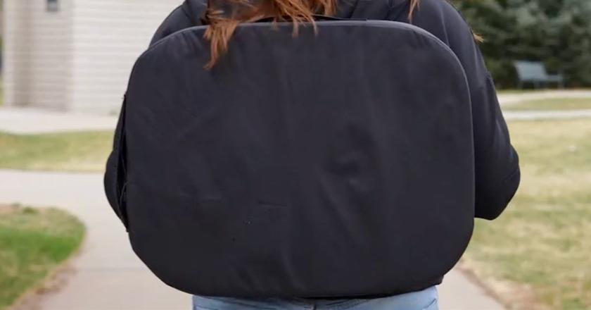 Silla plegable calefactada ACELETIQS para gradas