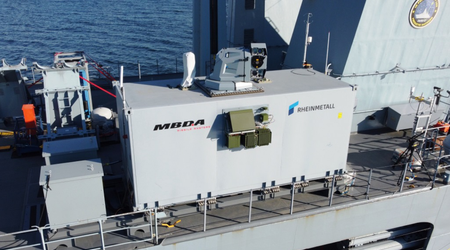 MBDA Deutschland y Rheinmetall prueban un arma láser de combate en la fragata alemana Sachsen