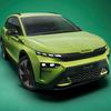 Vista frontal del Skoda Elroq RS