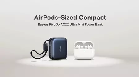 Baseus presentó el ultra-compacto PicoGo AC22 Ultra Mini power bank, que fácilmente se puede confundir con un estuche para auriculares TWS