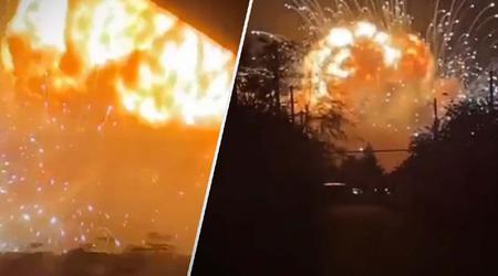 Ucrania ha lanzado otro asombroso ataque contra una base de almacenamiento de munición de artillería: esta vez ha sido alcanzada una instalación militar en la región de Krasnodar (vídeo).