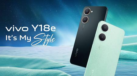 vivo Y18e: Pantalla de 90Hz, chip MediaTek Helio G85, protección IP54 y batería de 5000mAh.