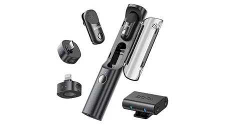 BOYA Magic - micrófono-transformador AI 4 en 1 con cancelación de ruido de hasta -40 dB anunciado