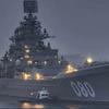 Crucero de propulsión nuclear Admiral Nakhimov en pruebas