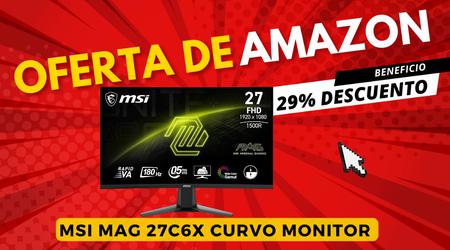 Monitor curvo MSI MAG 27C6X - AHORA 70€ de descuento!
