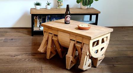 Carpentopod: una mesa de café que puede andar (sí, puede traerte una cerveza)