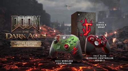 Microsoft presentó una colección de accesorios para Xbox al estilo de DOOM: The Dark Ages
