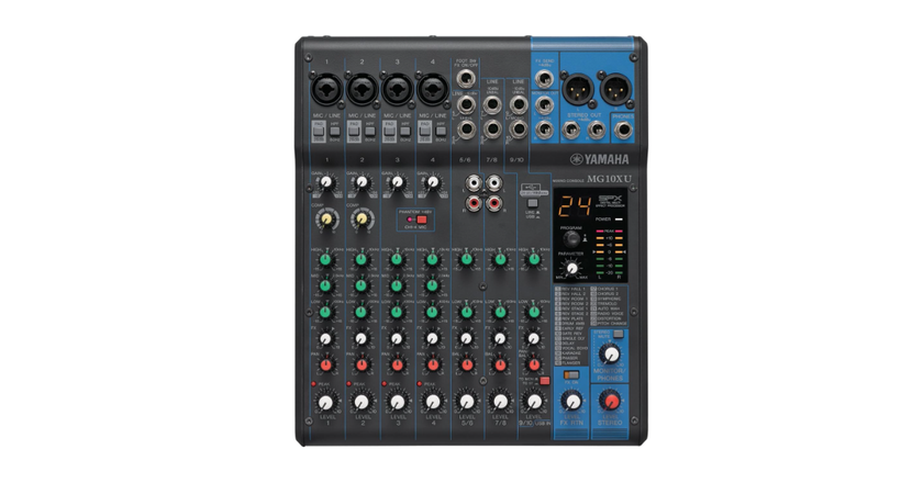 Mezclador YAMAHA MG10XU para home studio
