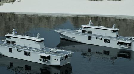 Portaaviones de drones: Portugal ha encargado a Damen Shipyards Group un buque de apoyo polivalente que puede transportar diferentes tipos de drones