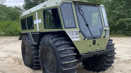El Ejército Ucraniano recibirá un nuevo vehículo anfibio todoterreno nacional "TAKHA", que puede hacer frente a la mayoría de los tipos de obstáculos.