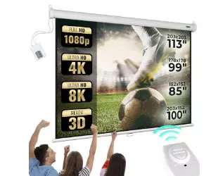 Pantalla de proyección motorizada Jago