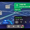 Un ejemplo de la nueva interfaz de Google Maps