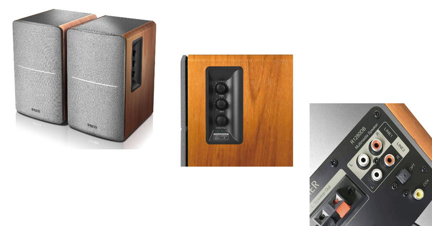Edifier R1280DB mejores altavoces para tocadiscos