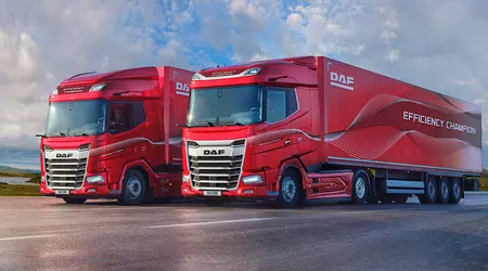 Los camiones DAF más eficientes en consumo de combustible recibirán la etiqueta "Efficiency Champion