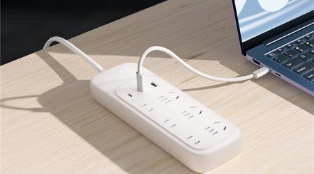Lenovo lanza un protector contra sobretensiones de 65 vatios con 6 tomas y 3 puertos USB por 23 dólares
