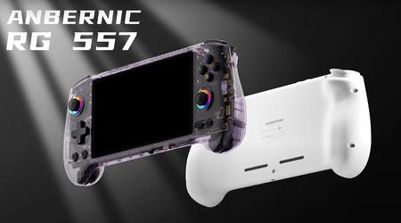 La consola portátil Anbernic RG557 obtiene un procesador Dimensity 8300, 12GB de RAM y una batería de 5500mAh
