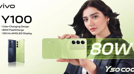 vivo Y100 4G: smartphone con pantalla AMOLED de 120 Hz, chip Snapdragon 685, protección IP54 y carga de 80 W por 250 $.