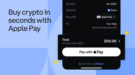 Ya puedes comprar criptodivisas a través de Apple Pay en la plataforma Coinbase