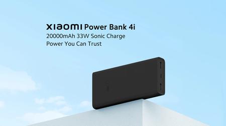Xiaomi ha presentado la Power Bank 4i de 20.000 mAh por 26 dólares