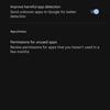 Google Play Protect durante las llamadas, vista previa