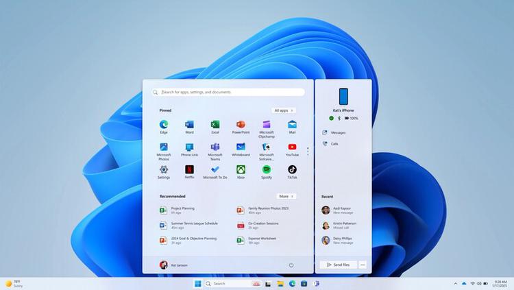 Windows 11 permite integrar el iPhone ...