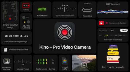 El equipo de Halide Camera lanza la aplicación Kino Pro Video