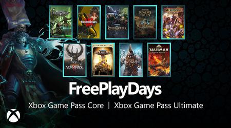 Como parte de los Días de Juego Gratis, nueve juegos de la popular serie Warhammer están disponibles para los suscriptores de Xbox Game Pass Core y Ultimate.