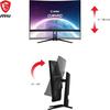 Monitor MSI MPG 325CQRXF en el interior