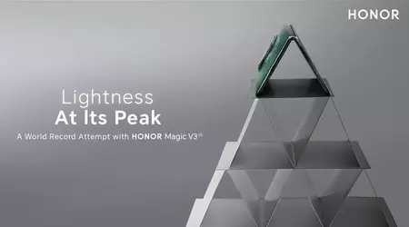 Honor Magic V3 ha entrado en el Libro Guinness de los Récords al acabar encima de un castillo de naipes de 54 plantas