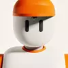 Miniatura del robot sobre ruedas