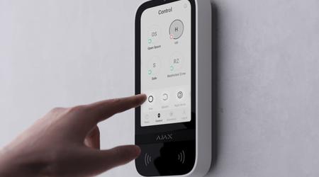 KeyPad TouchScreen Jeweller: teclado inalámbrico con pantalla táctil para controlar el sistema Ajax
