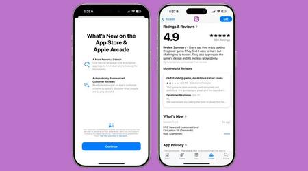 Apple explica cómo funcionan los resúmenes automáticos de reseñas en la App Store en iOS 18.4