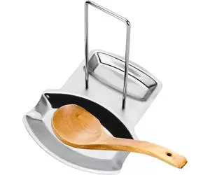 Soporte para tapa de sartén + reposacucharas